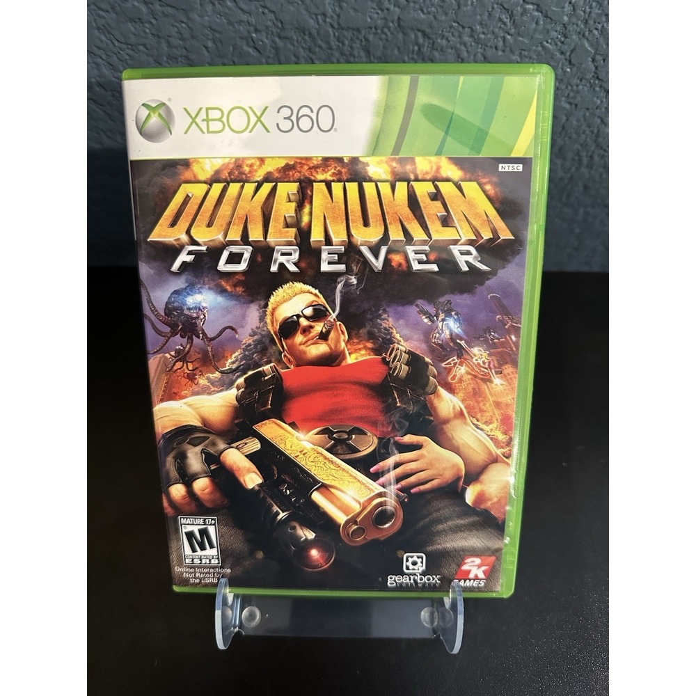 Duke Nukem Forever (Microsoft Xbox 360, 2011) Complete CIB Case, Manual, Disc